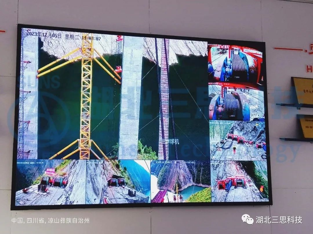 跨越678m，纜索式起重機智能吊裝安全監(jiān)控系統(tǒng)助力橋梁建設(shè)安全！